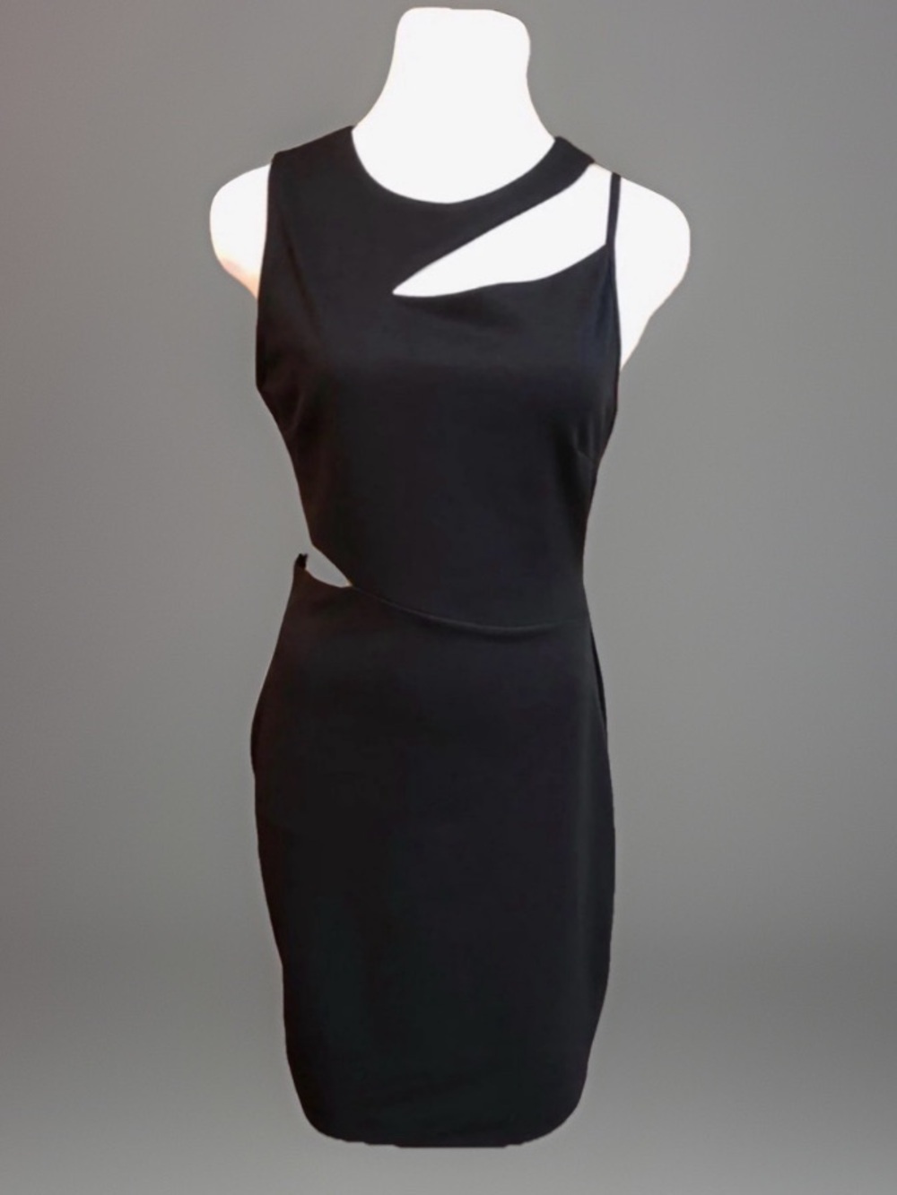 TOPSHOP Steampunk Runway Black Cut Out Dre…
